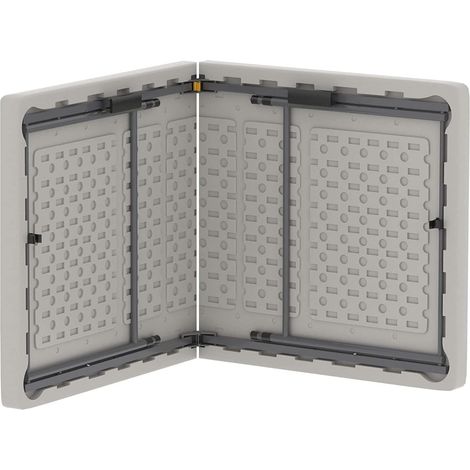 Table pliante 120 cm (4 pi) robuste avec poignée de pliage extra-résistante pour l'extérieur (1/3)