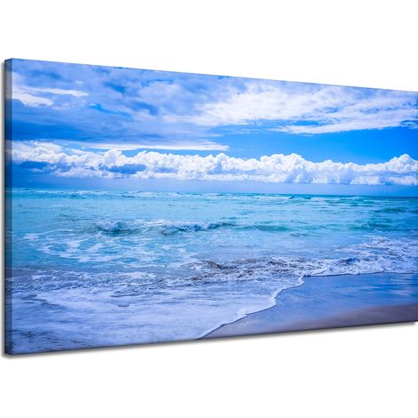 Stampa su tela Natura Mare Blu 120x70 cm