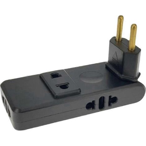 Rallonge électrique 4 en 1, pliable, compatible avec les prises françaises, allemandes et espagnoles, prise secteur, adaptateur de prise américaine vers européenne. (1/5)