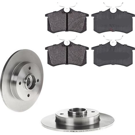 KIT FRENI POSTERIORI compatibile con PEUGEOT 308 CC (4B) - DISCHI + PASTIGLIE OEM: P 85 020 / 17893 , 18130 /SOSTITUZIONE DIRETTA/BASSA POLVERE/SILENZIOSO (1/5)