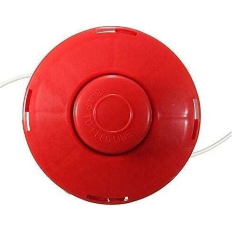 Tondeuse à gazon universelle1 PC à 2 fils, tête de coupe en plastique, rouge (M10125) (1/4)