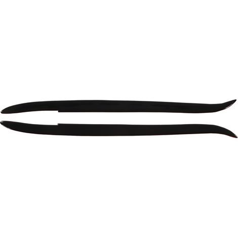 Sourcils de phare noir brillant, 2 pièces, décoration avant gauche droite pour E39 1997 – 2003 (1/5)