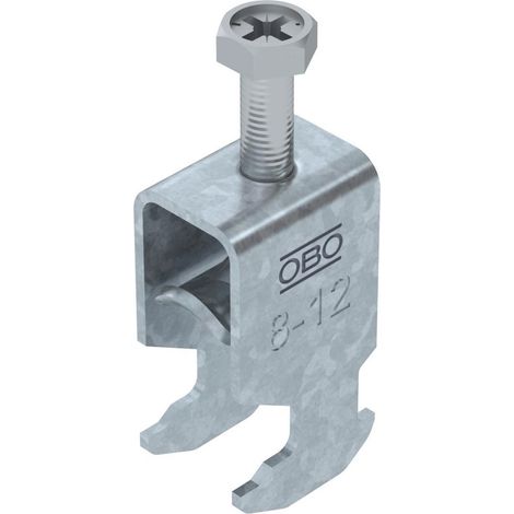 OBO Bettermann Collare a staffa 2056 08-12mm Acciaio zincato a fuoco, 1186002