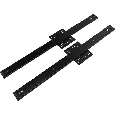 paire de rails de porte coulissante dissimulés de 20 pouces (50,8 cm) de profondeur, largeur 35 mm, capacité de charge 20 kg, pour armoire ou placard (1/5)