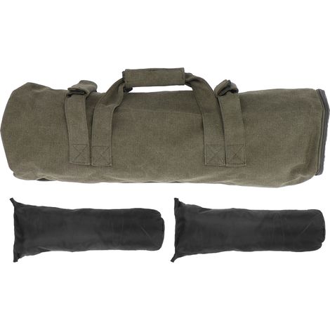Sacs de sable ajustables pour le fitness, sac de musculation en toile pour l'entraînement au jardin (vert armée) (1/5)
