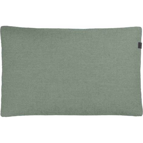SCHÖNER WOHNEN Housse de coussin décorative sans rembourrage SOLO - 1 pièce 38x58 cm, vert tilleul (1/4)