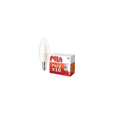 PILA Pack de 10 Bombillas LED E14, 4.9W (= 40W), Luz Blanca Neutra (4000K), 470 Lúmenes, No Regulable, CRI80, 15.000 h de Vida Útil (1/5)