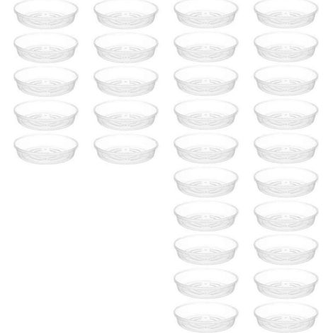 Plateau de fond de pot de fleurs rond étanche de 25 cm pour plantes de jardin (1/5)