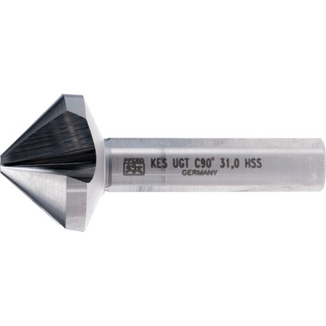 PFERD HSS Kegel-und Entgratsenker UGT 90° Ø 31 mm Schaft-Ø 12 mm DIN 335 C mit Ungleichteilung (1/5)