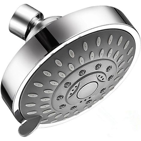 Pommeau de douche fixe, pommeau de douche haute pression anticalcaire, 5 réglages (1/5)