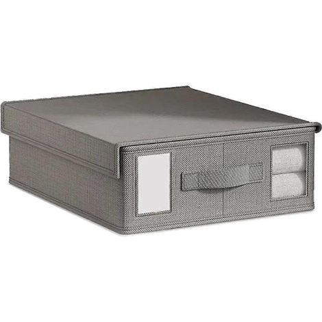 Mehrzweck-Aufbewahrungsbox aus Oxford-Vliesstoff für Bettwäsche, Kleidung und Decken – Kleiderschrank- und Haushaltsorganisationsset (1/5)