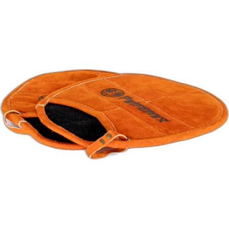 Petromax 2er-Set Topflappen oval mit Eingriff Aramid hitzebeständig rot-orange 28,5x22,5x2,5 cm (1/3)