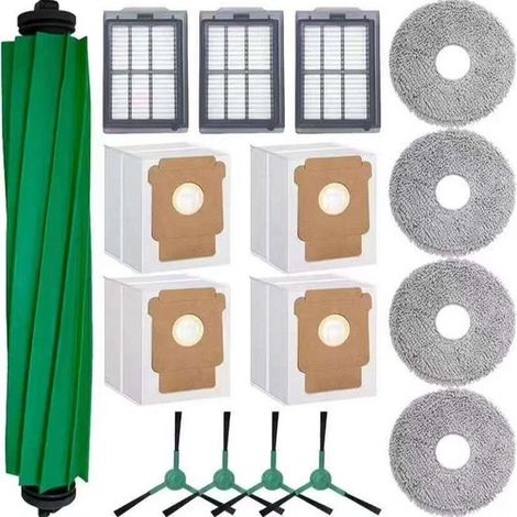 Per l'aspirapolvere robot iRobot Roomba Plus 505/405 Combo: spazzola principale, spazzola laterale, filtro, panno per la pulizia e sacchetto raccoglipolvere (set) (1/4)