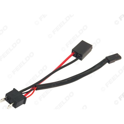 Faisceau de câblage pour phares de voiture H7, convertisseur de faisceau de phares H7 et adaptateur de distribution d'alimentation pour la modernisation des lentilles.
