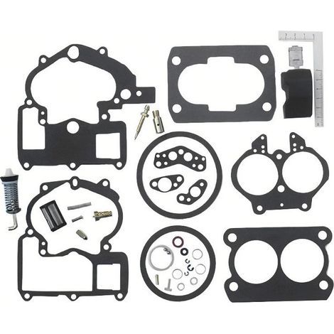 kigbf-Kit de réparation de carburateur pour moteur hors-bord Mercruiser Marine 2 corps 3.0 4.3 5.0