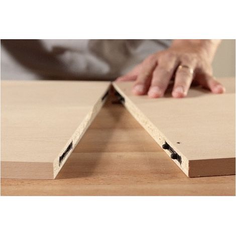 Lamello – Clamex P-14 lot de 80 paires pour assemblage démontable – Fixation P-System sans outil – Compatible panneaux 16mm – 145334