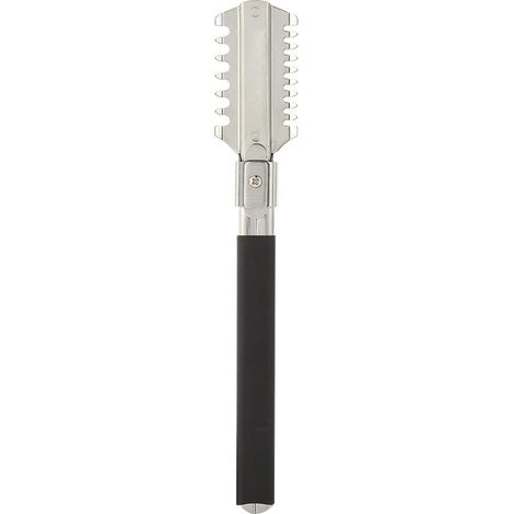Peigne rasoir double lame pour coiffeur outil de coupe pour désépaissir les cheveux accessoire pour salon et domicile