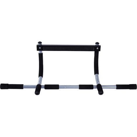 Barre de traction multi-prise robuste pour exercices de fitness à domicile et en salle de sport. (1/5)