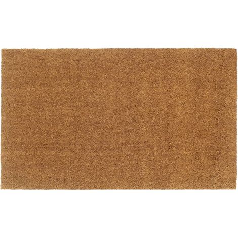Paillasson naturel 90x150 cm en fibre de coco tuftée