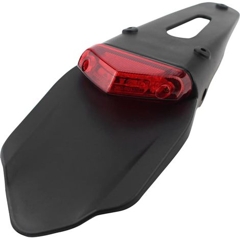LED-Rücklicht mit Schutzblech für Offroad-Motorräder, rot