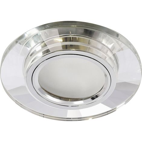 Spot encastré rond verre transparent MR16 50W Candellux (1/2)