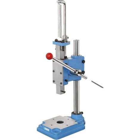 Fervi – Presse manuelle d'établi 2000N – 200 kg – Course de broche 70 mm – Pour bois dur et teck – Retour à ressort