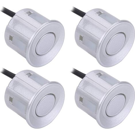Sensori di parcheggio, 4 pezzi sensori di parcheggio universali per auto, sensori di assistenza al parcheggio per sonda da 22 mm