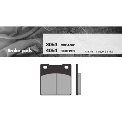 PASTILLAS DE FRENO BRENTA KH161 DE METAL SINTERIZADO (DORADO) (TRASERA PARA KAWASAKI ZXR/ZZR/ZRX/ZX) (FT 4054)