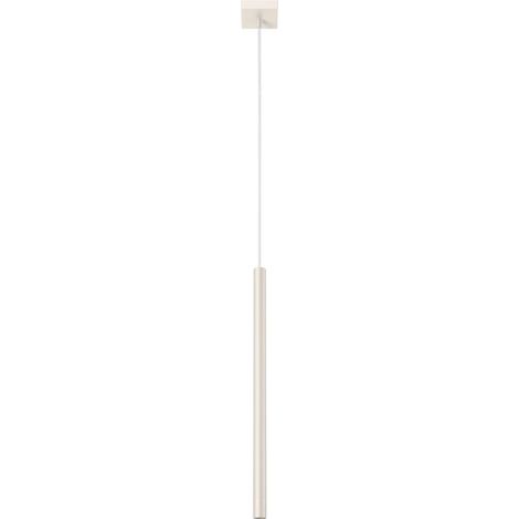 Lámpara colgante Vacu beige, 1 luz (1/5)