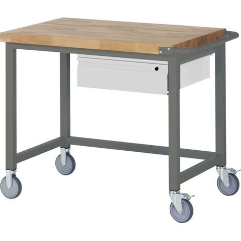 Etabli mobile STIER Premium avec 1 tiroir, lxPxH 1 000x700x880 mm (1/5)