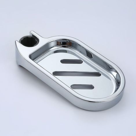 Lot de 2 porte-savons réglables avec rail coulissant pour salle de bain, baignoire, douche, porte-savons pour maison de 22 mm (1/2)