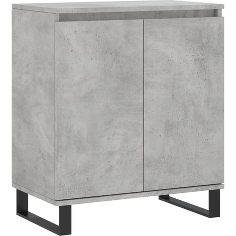 Credenza cassettiera mobile contenitore organizer cucina soggiorno salotto 60 x 35 x 70 cm legno ingegnerizzato grigio 020031971