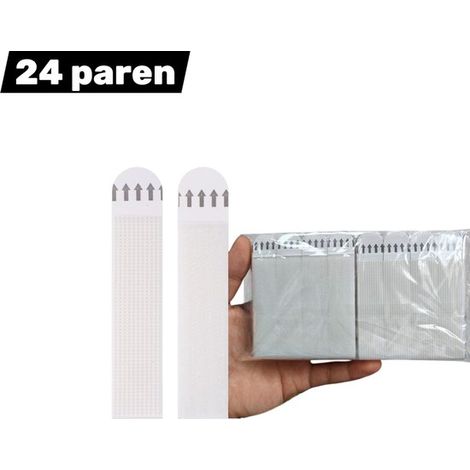 24 Stück Magic Frame Tape Unsichtbare Montage Kein Bohren erforderlich Starkes doppelseitiges Klebeband Wandarten Leicht zu entfernen 19 x 92 mm (1/5)