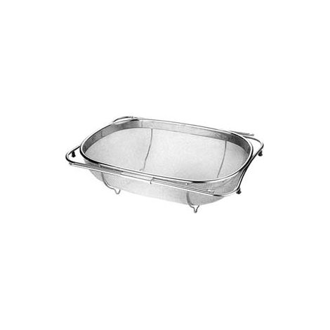 SCOLATUTTO ESTENSIBILE IN ACCIAIO INOX CHEF  cm.34/55x24x10h.    TESCOMA