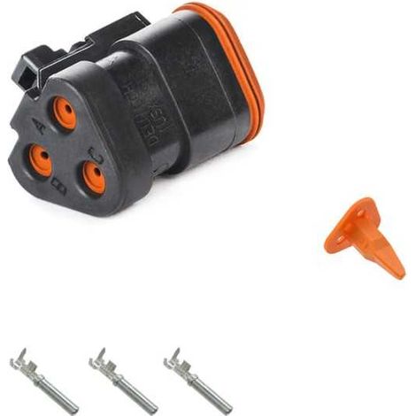 Kit Connecteur DT series Mâle 3 Voies EP06