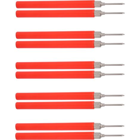 J.30015 Sondes de test pour multimètre - Broches de test sans soudure pour les tests de tension dans les circuits conventionnels (30 Vca - 60 Vcc, tension 24 A, courant rouge) (1/5)