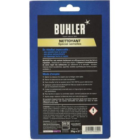 Nettoyant Fer À Repasser - Pour Semelle En Aluminium Ou Acier - Compatible Vapeur Et Classique - 2 Pièces (1/3)