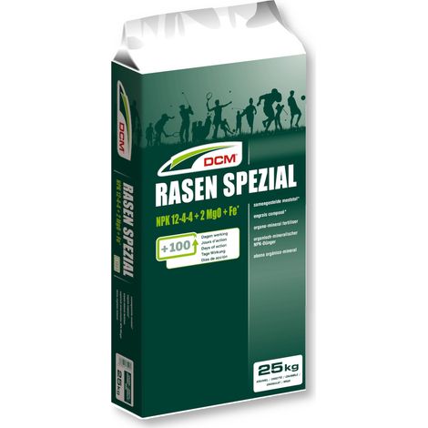 Cuxin DCM Rasendünger Spezial 25 kg Profidünger Sportplatzdünger Sommer Dünger (1/2)