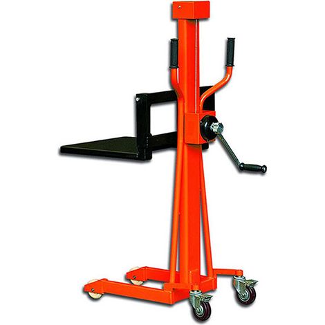 Mini-Hochhubwagen mit Arbeitsplattform - Max. Hubhöhe 1100 mm / Min. 70 mm - Max. Tragfähigkeit 150 kg - LS150