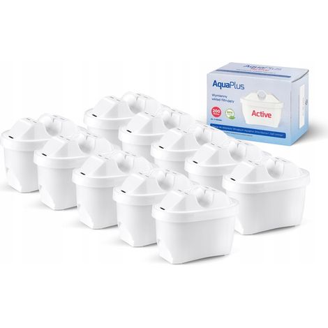 10 cartucce filtro acqua Aquaplus per caraffa Aquaphor Max (1/2)
