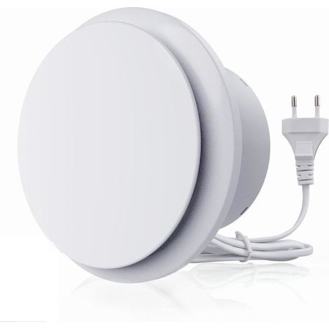 Kaelt - XVX – Extracteur d'air 130m³/h 12W – Ventilateur d'extraction silencieux – Économe en énergie pour salle de bain, cuisine, serres, tentes – 4 pouces (1/4)