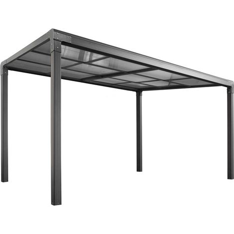 Pergola LINA aluminium - 392 x 308 x 263 cm - 12m² (1/4)