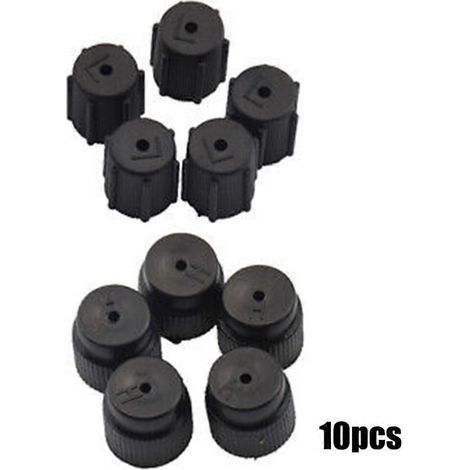 10 bouchons de climatisation R134a, 5 bouchons d'étanchéité haute pression 16 mm + 5 bouchons pour port de charge de voiture, accessoires pour système de climatisation (1/5)