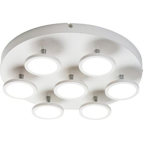 Plafonnier LED Rabalux Elsa 42W blanc mat 4000K Ø40cm