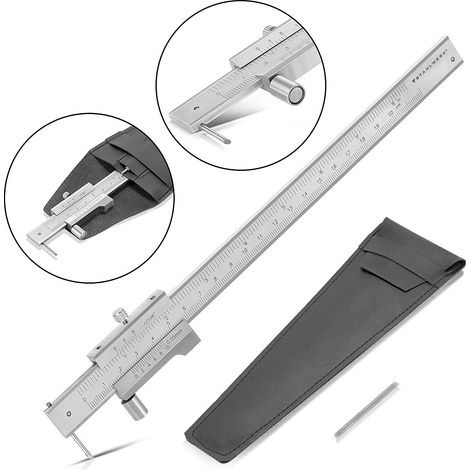 STAHLWERK Calibre Calibre 0-200 mm DIN 862 con Nonius (1/5)