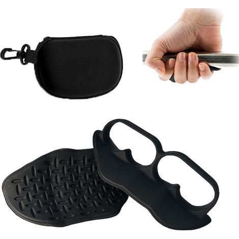 1 Par de Guantes de Fitness, Adecuados para Musculación de Manos, Levantamiento de Pesas, Barra con Mancuernas, Protectores de Mano para Musculación, Almohadillas de Agarre para Entrenamiento, Empuñad (1/5)