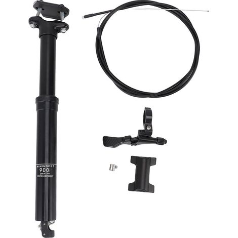 Teleskop-Sattelstütze mit interner Kabelführung für Mountainbikes und Rennräder, 31,6 x 345 mm Einbaubreite, 100 mm Federweg (1/5)