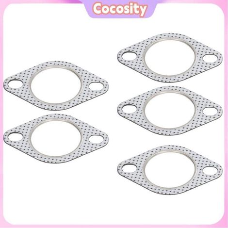 Cocosity Joint d'échappement Joint de de Tuyau 5 Pièces, Résistance à Haute Température de 2 Pouces de Diamètre auto moyeu (1/5)