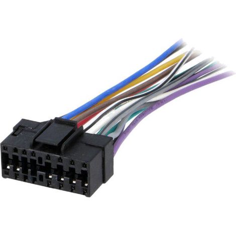 Cable Autoradio Pioneer 16PIN Fils nus - connecteur noir 2