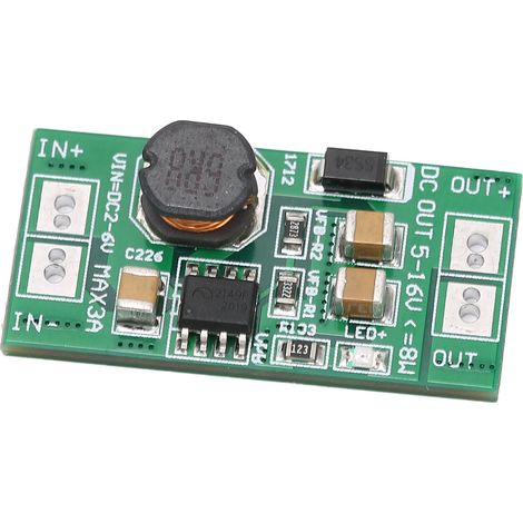 Module élévateur de tension ABS USB 5V vers 12V 8W, carte d'alimentation boost, convertisseur DC-DC, entrée 5V sortie 12V max 8W (1/5)